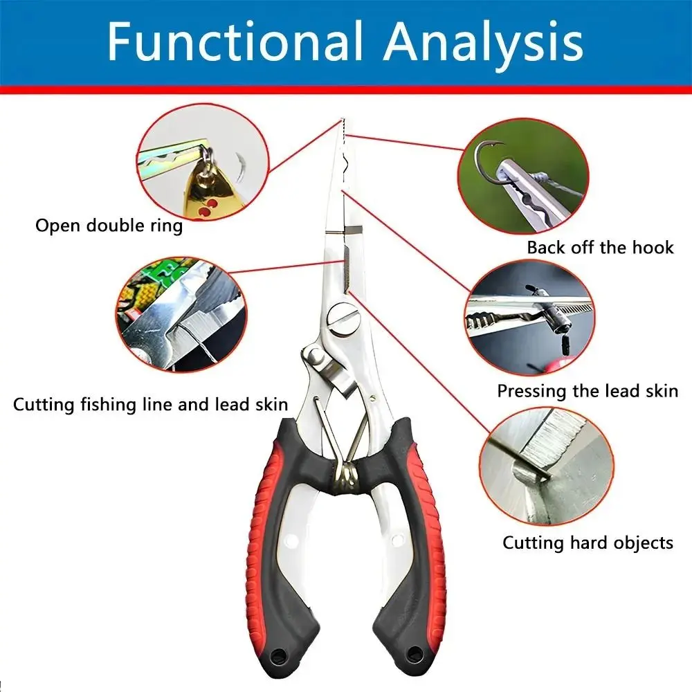 Tang Pancing Baja Tahan Karat, - Fishing Line Cutter ulasan dan harga